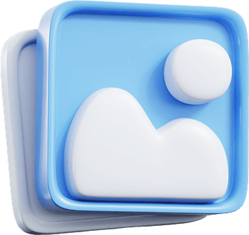 3D Image Gallery Visual Icon
